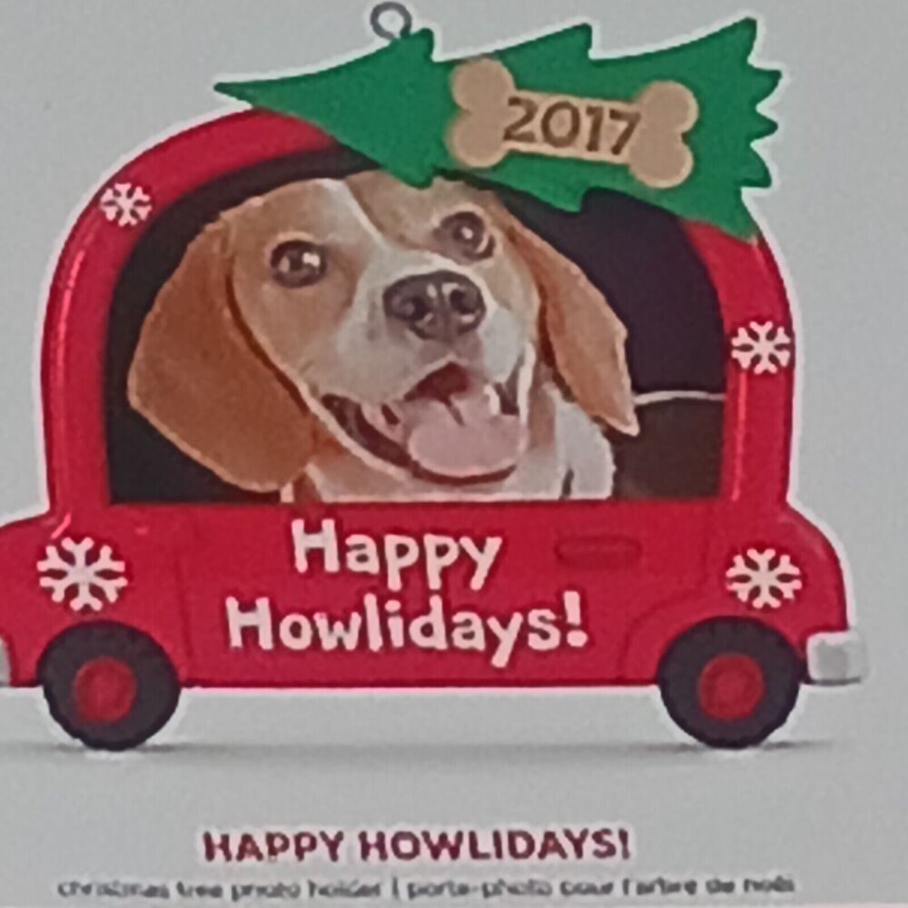 Hallmark Keepsake Happy Howlidays! 2017‎ Ornament Christmas Tree Photo Holder